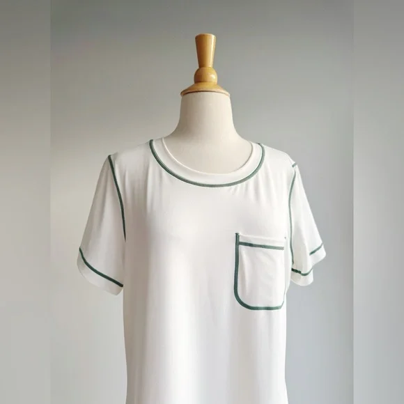 TUCKERNUCK White and Green Sport Dress XL - Picture 5 of 8